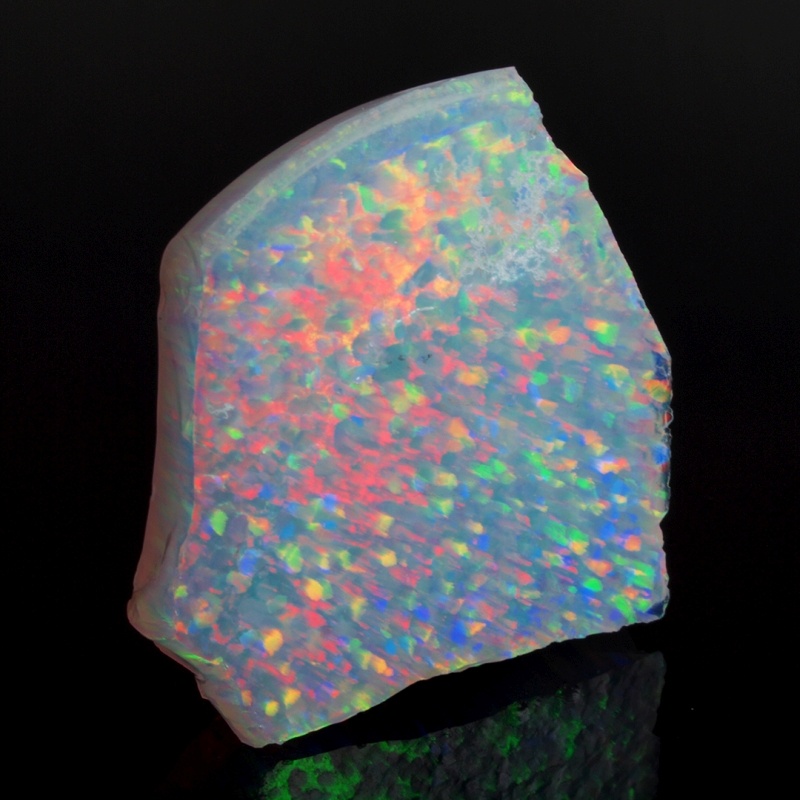 40 x 7 x 9 mm Gilson Opal for Glassblowing Created Opal Boro Glass Art Lampworking Resin Free, Tumbled approx Sustainable Jewelry